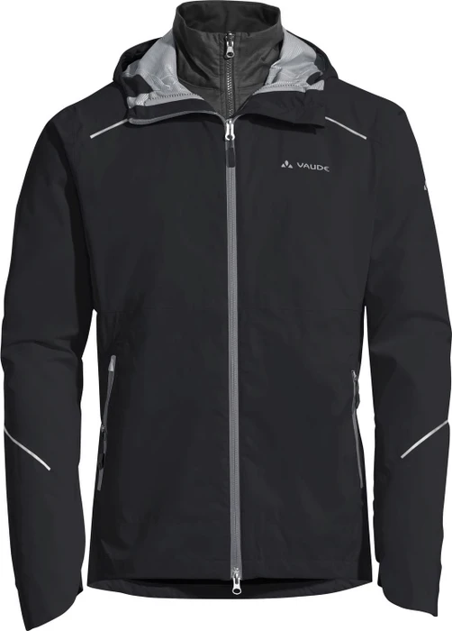 Vaude Yaras 3in1 Fahrradjacke black uni (Herren)