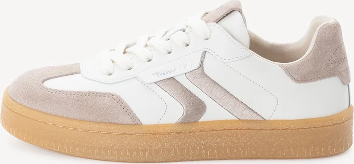 Tamaris Ledersneaker Low taupe comb (Damen)