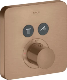Hansgrohe Axor ShowerSelect softcube Thermostat mit 2 Ventilen brushed red gold