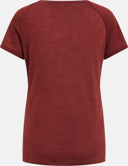 Odlo Ascent Performance 130 Funktionsshirt kurzarm spiced apple melange (Damen)