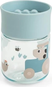 Done by Deer 360° Trinklernbecher, 9+M, 260ml, tiny farm blue
