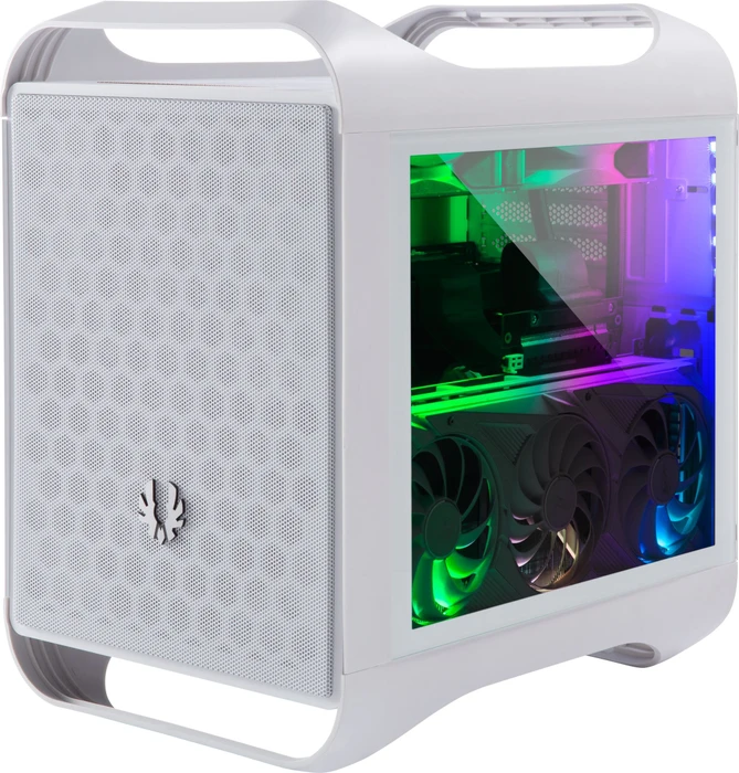 BitFenix Prodigy M 2022 ARGB, weiß, Glasfenster