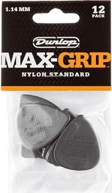 Dunlop Max-Grip Nylon Standard Pick, 1.14mm, 12-Pack