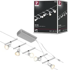 Paulmann CorDuo Salt Basisset Schienensystem Spot GU5.3 chrom matt, 5 Stück
