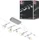 Paulmann CorDuo Salt Basisset Schienensystem Spot GU5.3 chrom matt, 5 Stück (94442)