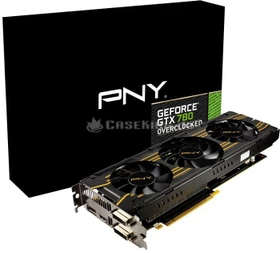 PNY GeForce GTX 780 Overclocked, 3GB GDDR5, 2x DVI, HDMI, DP (KF780GTX3GEPB)