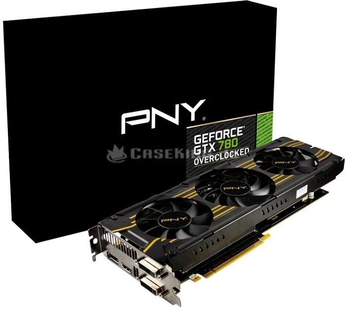 PNY GeForce GTX 780 Overclocked, 3GB GDDR5, 2x DVI, HDMI, DP
