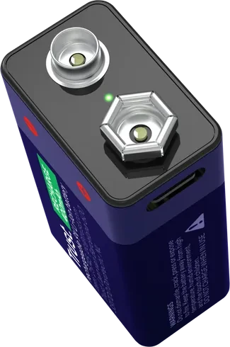 Trust Rechargeable 9V-Block USB-C