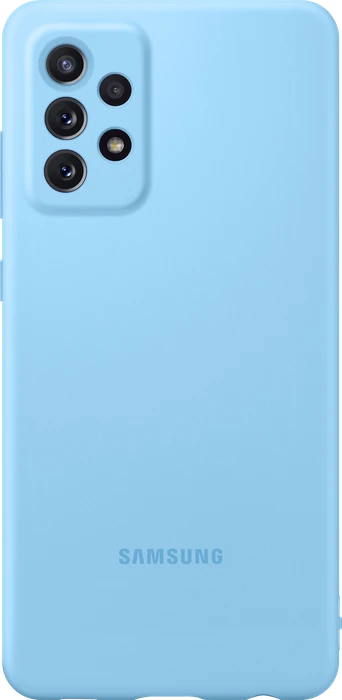 Samsung Silicone Cover für Galaxy A72 blau