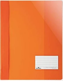 Durable Sichthefter opak, A4+, intensiv orange/transparent, 25er-Pack
