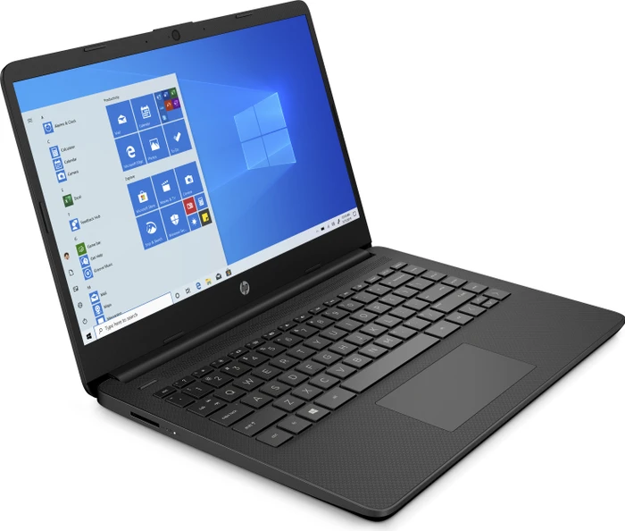 HP 14s-fq1072ng, Jet Black, Ryzen 7 5700U, 8GB RAM, 256GB SSD, DE