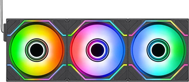 Thermaltake SWAFAN 140 EX Infinity ARGB Sync, schwarz, 144mm, 3er-Pack