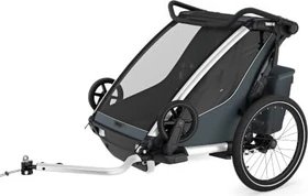 Thule Chariot Cross 2 double Fahrradanhänger dark slate
