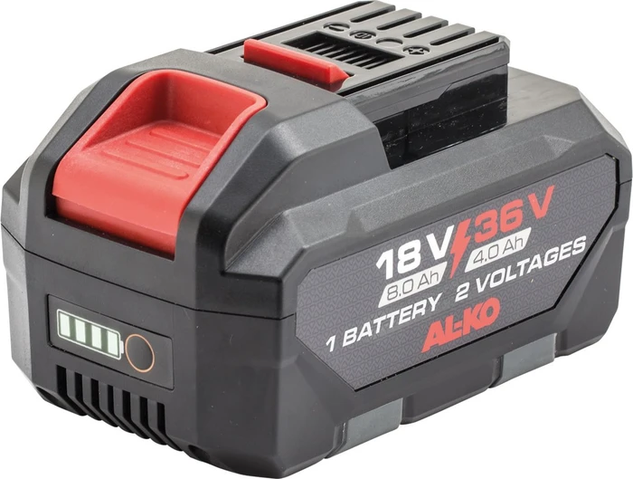 AL-KO Comfort B160.6 Li Werkzeug-Akku 18/36V, 8.0/4.0Ah, Li-Ionen [8.0Ah] [144Wh]