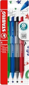 STABILO pointball colorful Kugelschreiber, 4er-Set