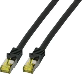EFB Elektronik Patchkabel, Cat7/Cat6a, S/FTP, RJ-45/RJ-45, 25m, schwarz
