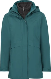 Vaude Idris 3in1 IV Funktionsmantel dark fjord green (Damen)
