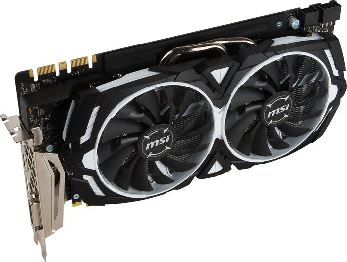 MSI GeForce GTX 1080 Armor 8G, 8GB GDDR5X, DVI, HDMI, 3x DP