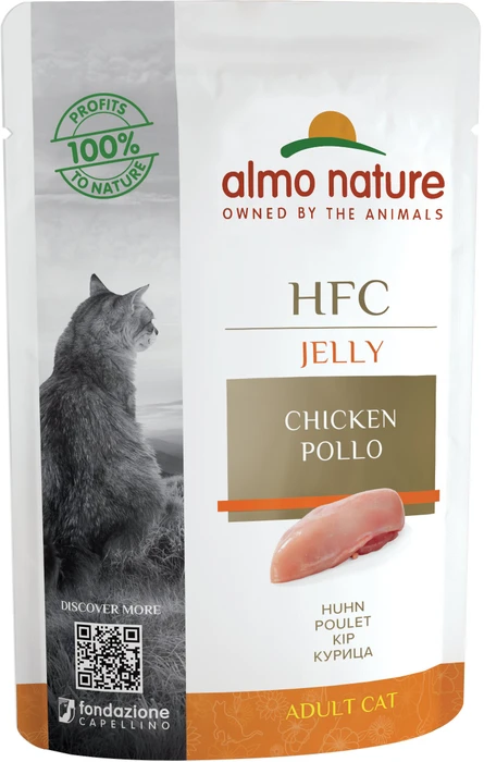 almo nature HFC Jelly Cats, Huhn, 2.64kg (48x 55g)