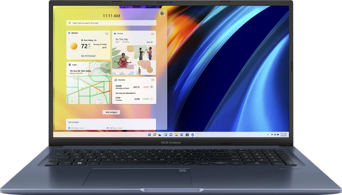 ASUS VivoBook 17X M1703QA-AU025W, Quiet Blue, Ryzen 7 5800H, 16GB RAM, 1TB SSD, DE