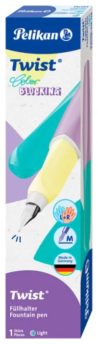 Pelikan Twist Color Edition light, rechte Hand/linke Hand, mittel, Faltschachtel