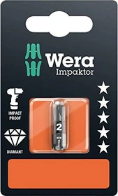 Wera 855/1 IMP DC SB Impaktor Pozidriv Bit 1/4", PZ2x25mm, 1 Stück