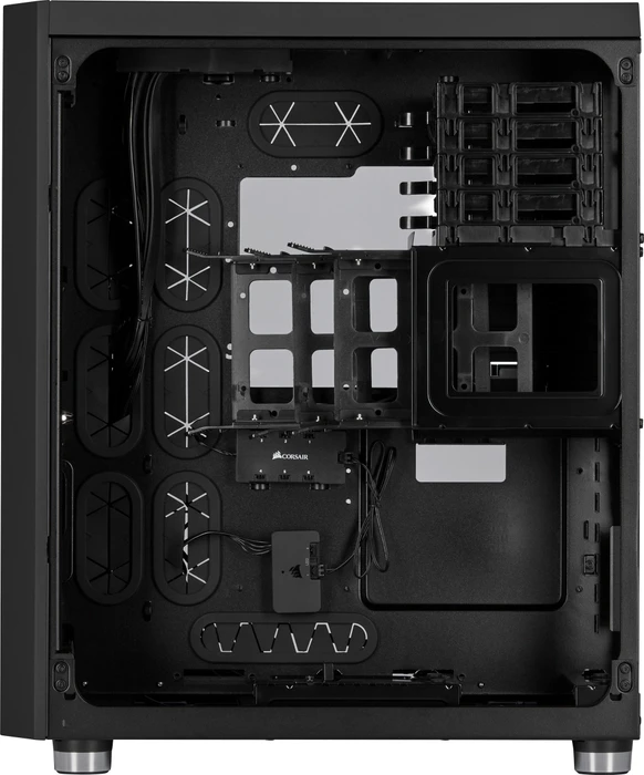 Corsair Crystal Series 680X RGB, schwarz, Glasfenster
