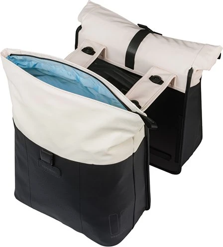 Basil Vive Doppeltasche MIK Gepäcktasche off white/black
