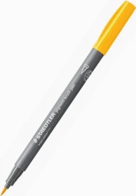Staedtler pigment brush pen 371 sonnengelb, 10er-Pack