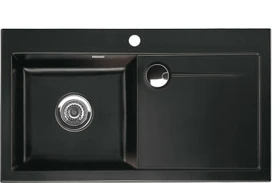 systemceram Stema 90 Einbau Becken links nero