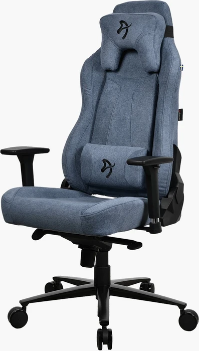 Arozzi Vernazza Soft Fabric Gamingstuhl, blue