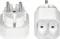Hama Adapterstecker, 2-fach, Euro, weiß Vorschaubild
