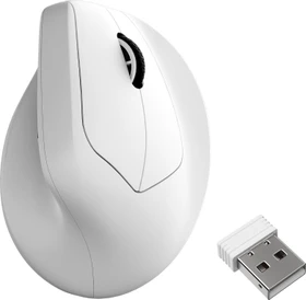 Keychron M5 8K Wireless Ergonomic Mouse weiß, USB/Bluetooth