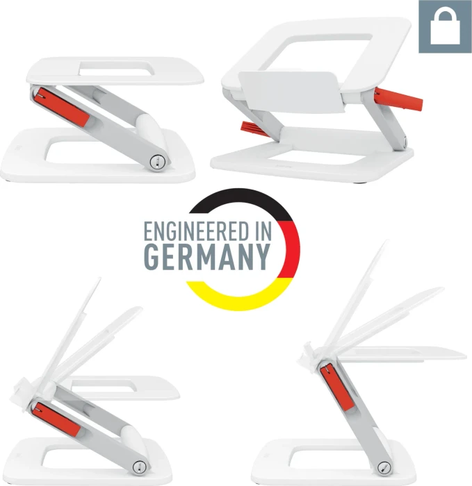 Leitz Ergo Multi-Winkel, Notebook-Stand bis 15", weiß