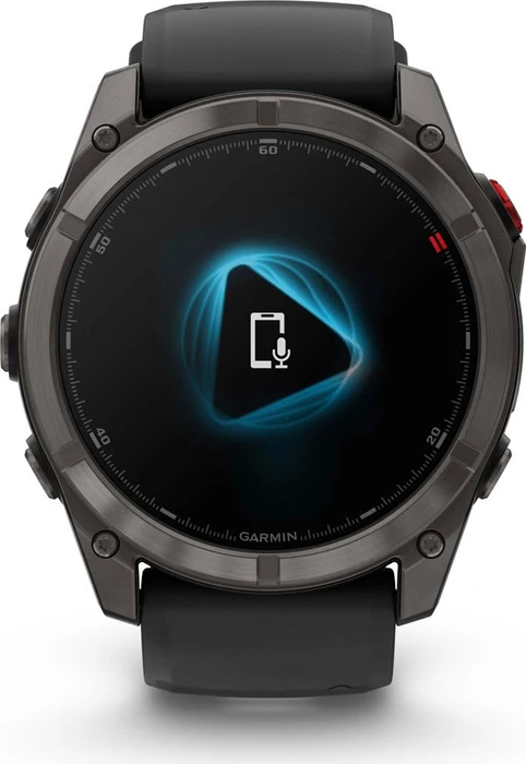 Garmin Fenix 8 Pro 51mm AMOLED carbon grey dlc titanium/black-pebble grey silicone