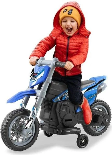 Jamara Ride-on Motorrad Power Bike blau