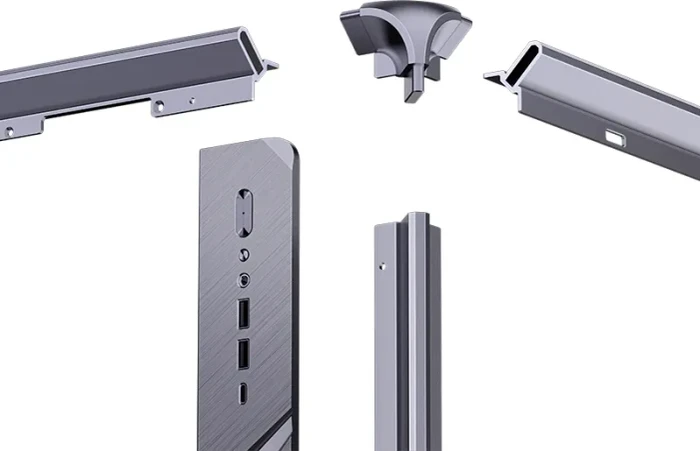 Jonsbo Jonsplus BO400 Gunmetal Grey, Glasfenster