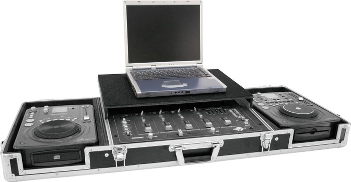 Roadinger Universal-Konsole DS-1 2xCD/1xM-19 LT schwarz