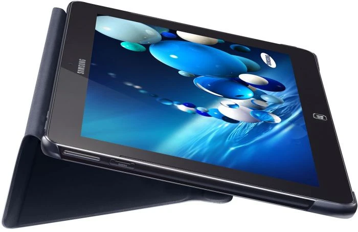 Samsung ATIV Tab 7 Book Cover Schutzhülle grau