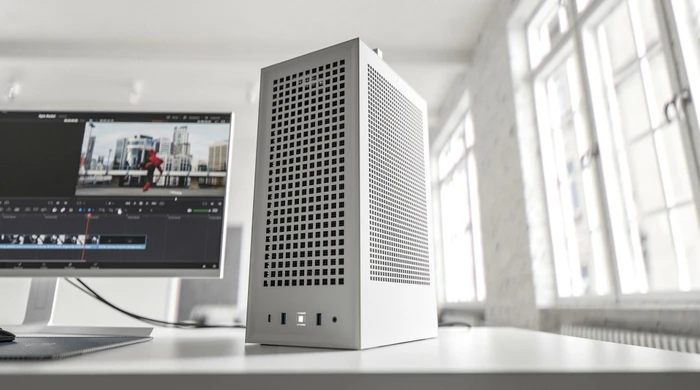 Hyte Revolt 3, weiß, Mini-ITX