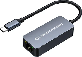Conceptronic 2.5G-Ethernet-Adapter, USB-C 3.0 [Stecker] (ABBY12GC)
