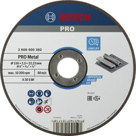 Bosch Professional A30SBF Expert for Metal Trennscheibe, 150x2.5x22.23mm, 1 Stück