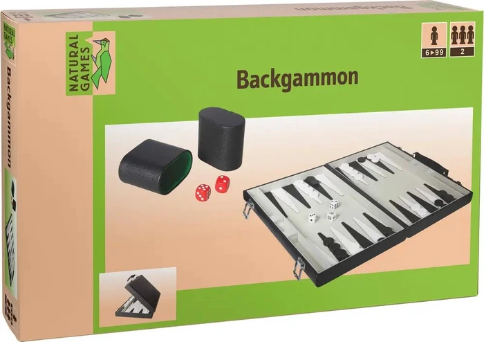 Natural Games Backgammon Kunstleder