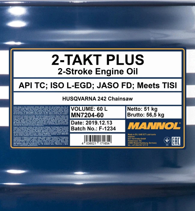 Mannol 2-Takt Plus API TC 60l