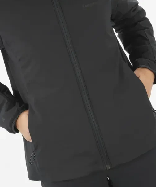 Salomon Mountain Flex Hooded Funktionsjacke deep black (Damen)