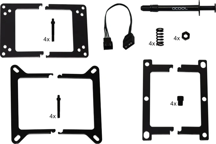 Alphacool Eisblock XPX Aurora Pro, Digital RGB, Acryl Black