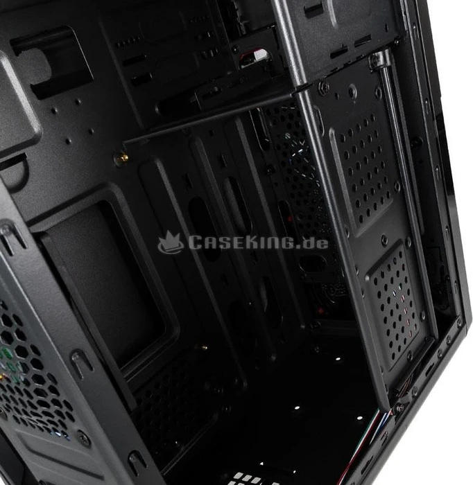 AeroCool QS-183 Advance schwarz, Lüfter LED blau