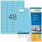 Herma Etiketten, 45.7x21.2mm, hellblau, 100 Blatt (4800 Etiketten) Vorschaubild