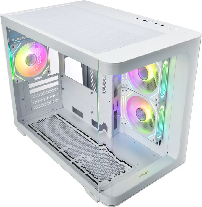 FSP S380-WA White, Glasfenster