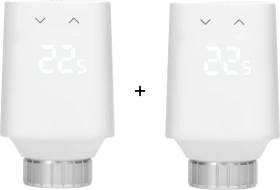 Eve Thermo 2025 (5. Generation/Matter) Heizkörperthermostat, Heizungssteuerung, 2er-Pack (10ECD1751-2X)